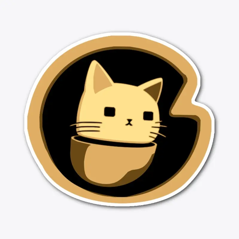 Cat and Coffees Sticker